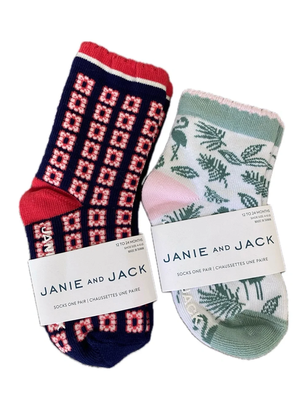 Janie and Jack NEW sock bundle - size 12-24 months